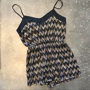 Slip on/see thru romper!